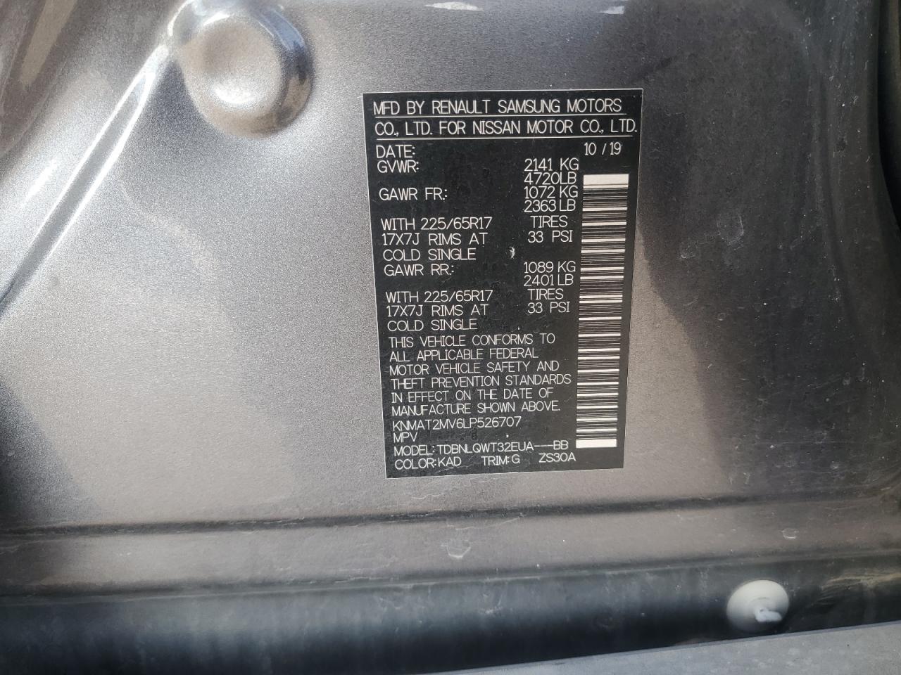 Nissan Rogue S Image 11