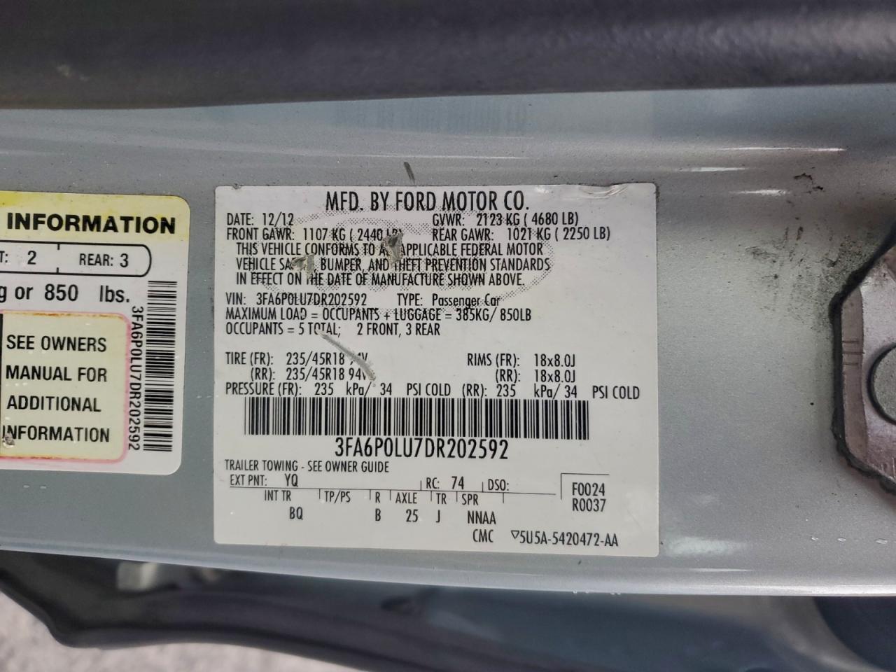 Ford Fusion Se Hybrid Image 11