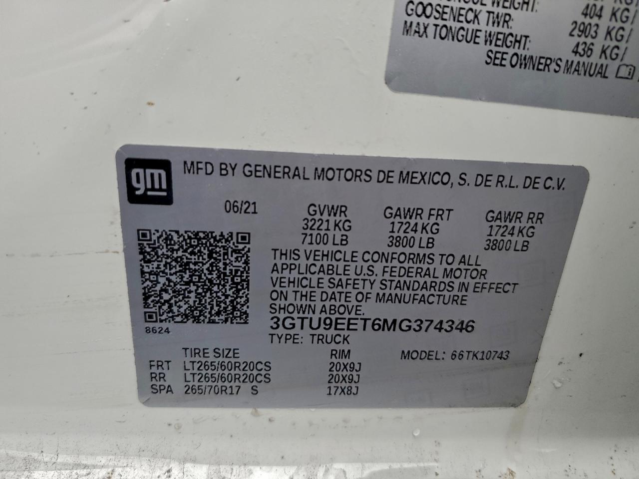 GMC Sierra K1500 At4 Image 11