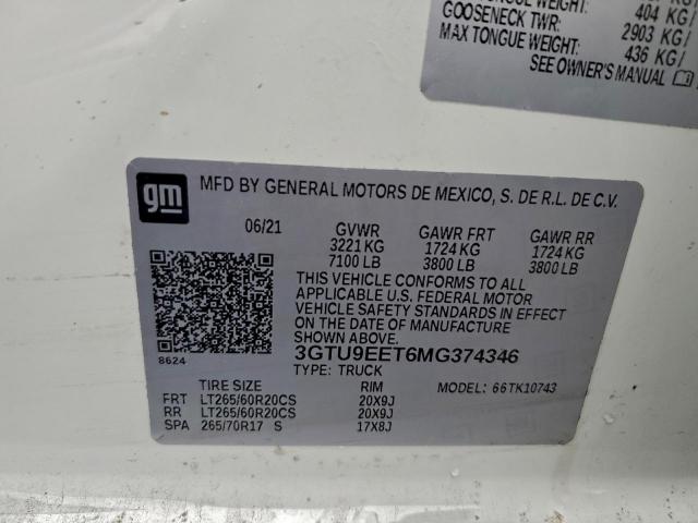 GMC Sierra K1500 At4 Image 11