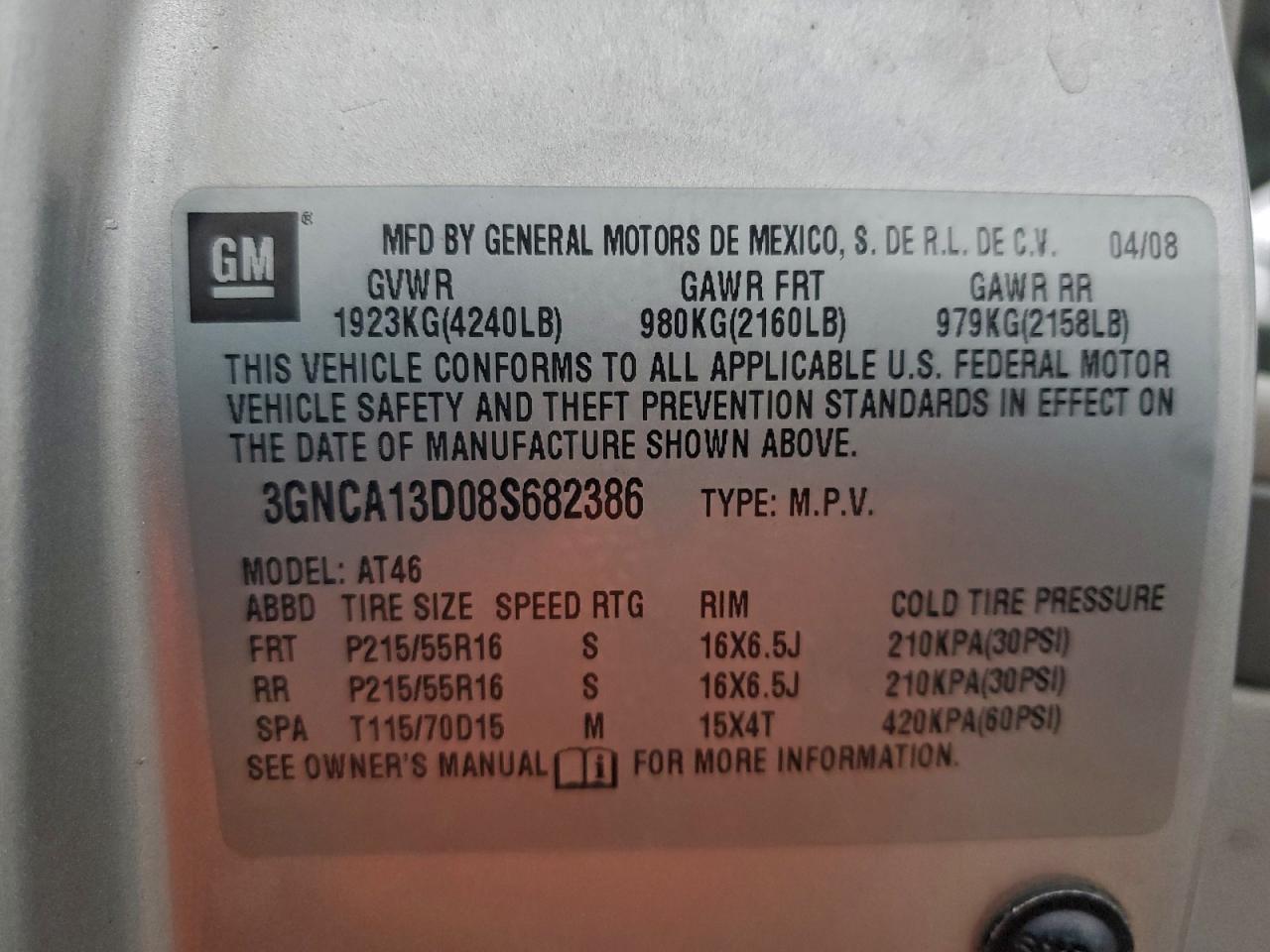 Chevrolet HHR Lt Image 12