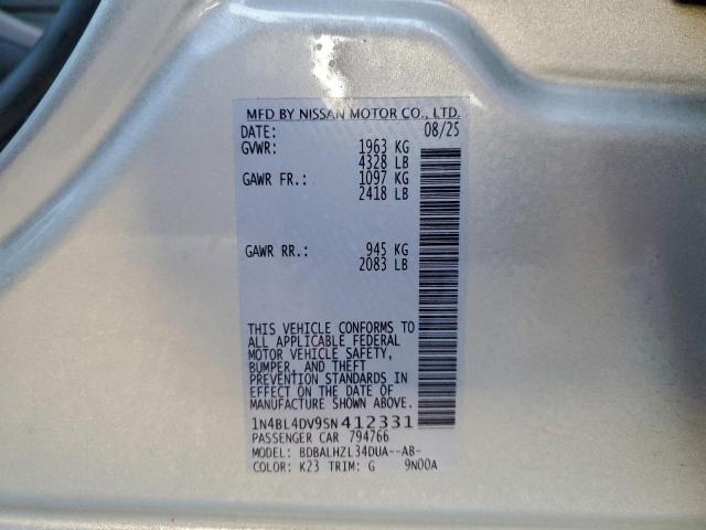 Nissan Altima Sv Image 8