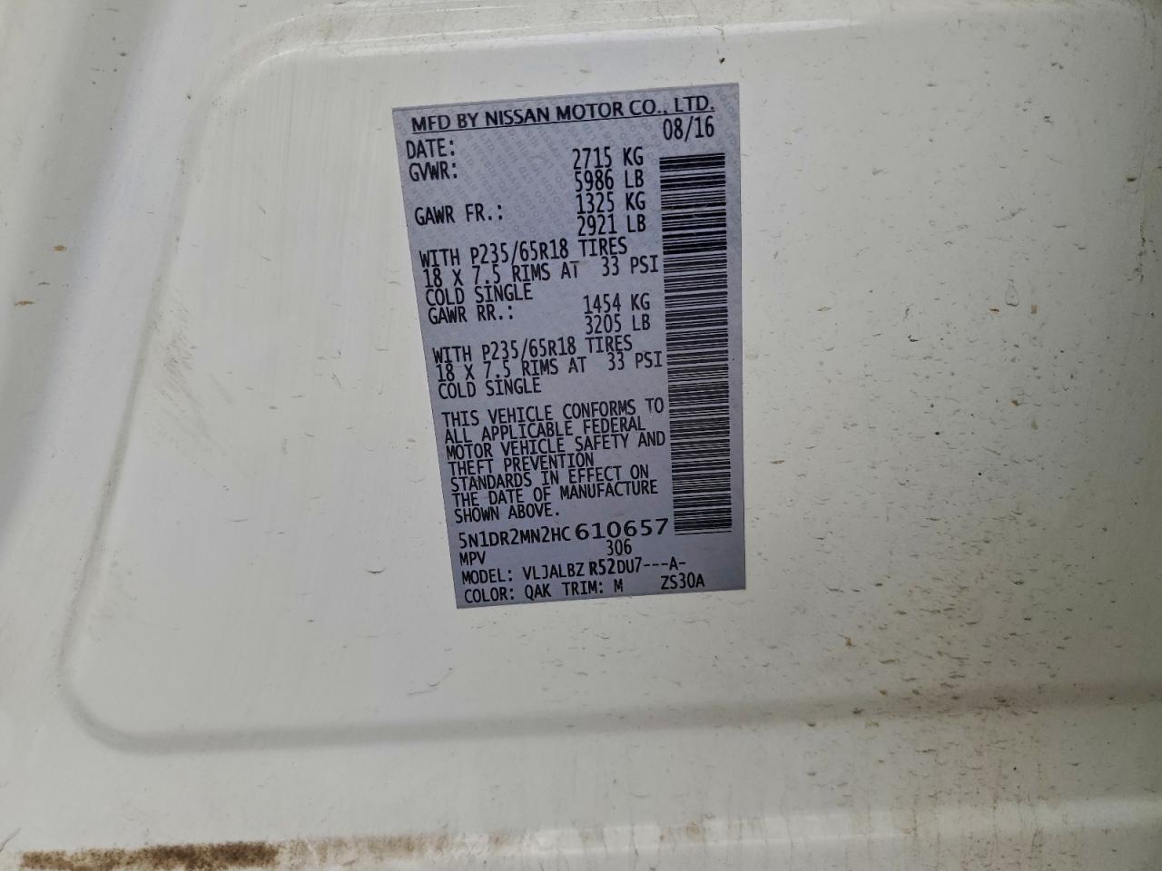 Nissan Pathfinder S Image 10