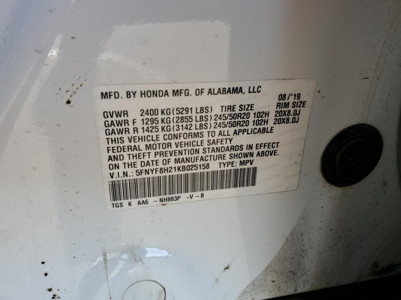 Honda Passport Sport Image 8