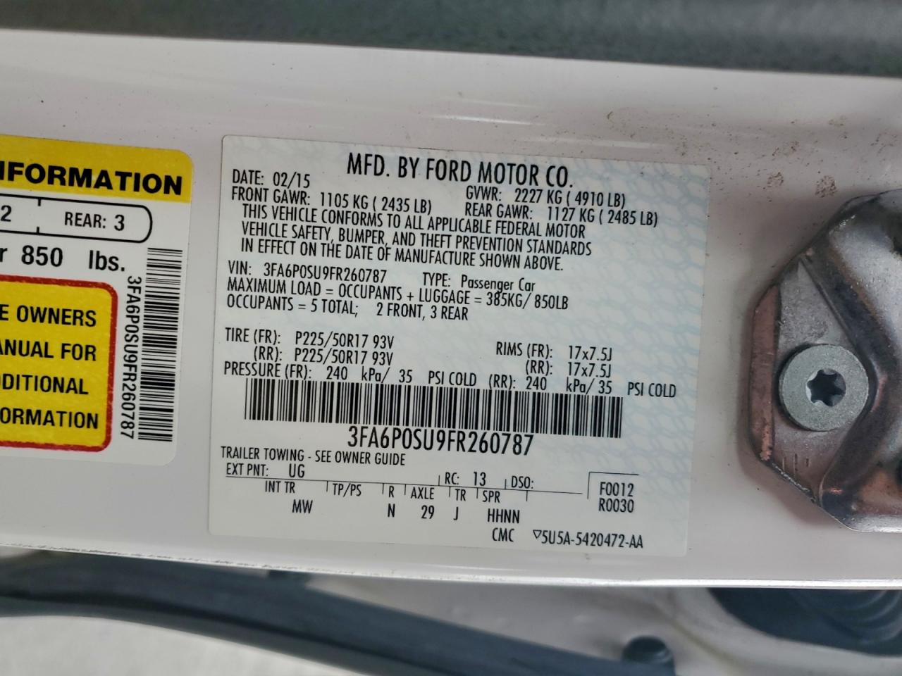 Ford Fusion Titanium Phev Image 9